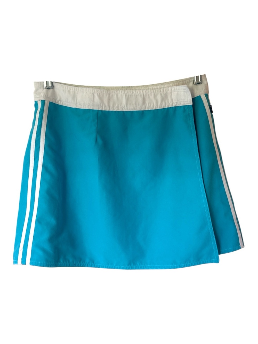 St. John's Bay Turquoise / Navy and White Reversible Activewear Mini Skirt